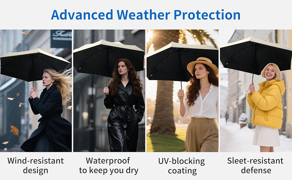 portable umbrella with case