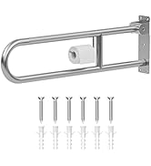 SPECILITE 31.5 Inch Bathroom &amp; Shower Grab Bars, 510lb Heavy Duty Stainless Steel Foldable Anti-S...