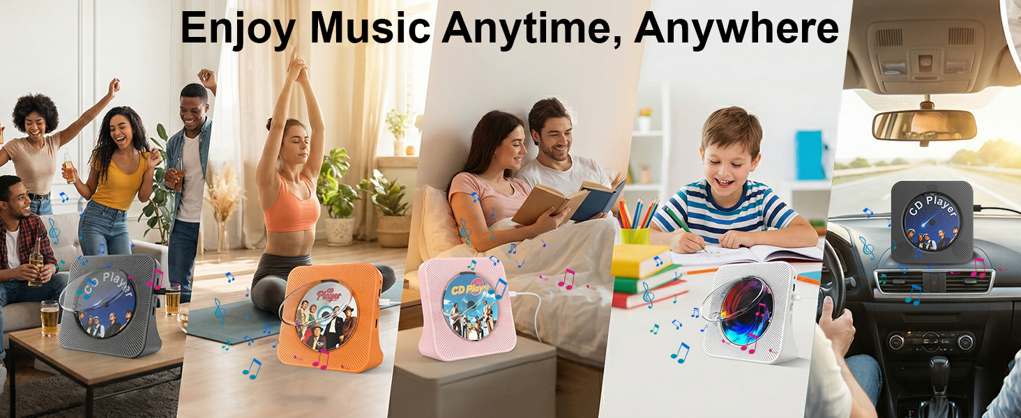 CD Music Player with FM Radio