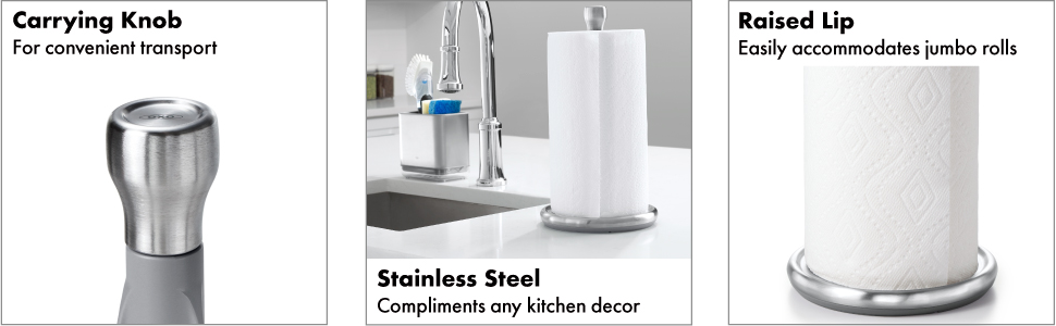 OXO Good Grips Steady Paper Towel Holder