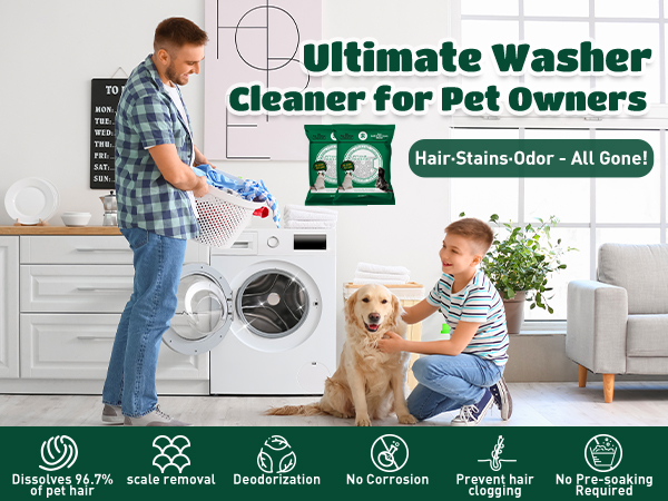 Pet Hair Dissolver for Washing Machine