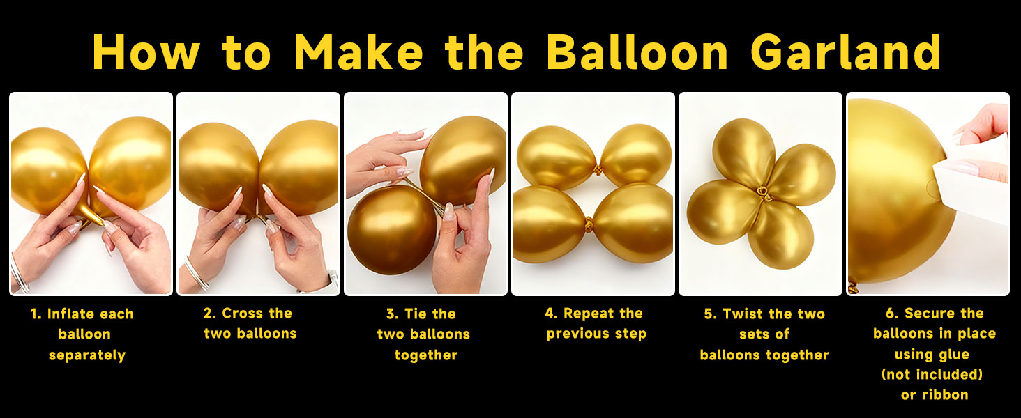 Black Gold Confetti Balloons