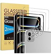 SPARIN 2+2 Pack Screen Protector for iPad Pro 13 inch 2024 (7th generation-M4) with Camera Lens P...
