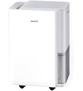 AEOCKY Max 45 Pint/D Small Compressor Dehumidifier with Drain Hose, 3000 Sq.Ft Dehumidifier for B...