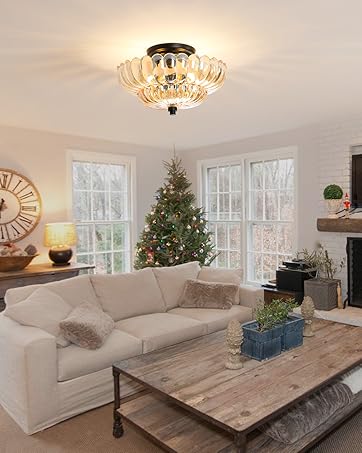 semi flush mount ceiling light