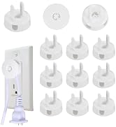 MECCANIXITY 10 Pack Outlet Covers Proofing, Electrical Safety Plug Covers Outlets Socket Proof Ca...