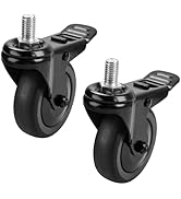 Trdzi 74064 Grill Locking Caster Wheel for Pit Boss - 3" 74064 Grill Stem Caster Replacement for ...