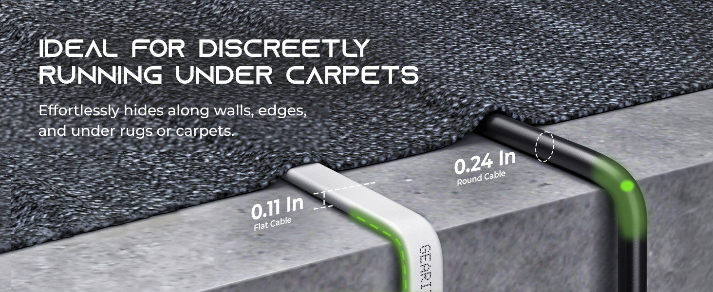 cat6 outdoor ethernet cable flat cord