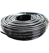 Cableague 12/2 Low Voltage Landscape Lighting Wire 100ft 12AWG*2C Waterproof Conductor Outdoor Di...