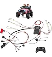 VitalKos 24V 4WD DIY High-Power Circuit Components 2.4G Set of Wire Harness Switch Control Box fo...