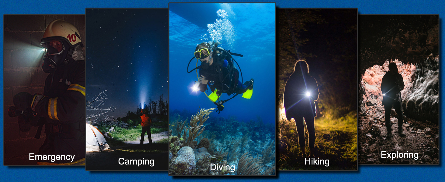 APLOS AP20 Scuba Diving Flashlight