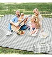 Picnic Blankets Outdoor Extra Large - 80"x80" Portable Waterproof Picnic Blanket, Machine Washabl...