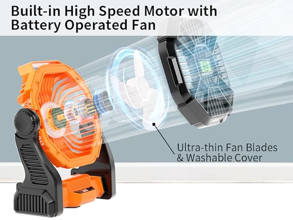 battery powered fan