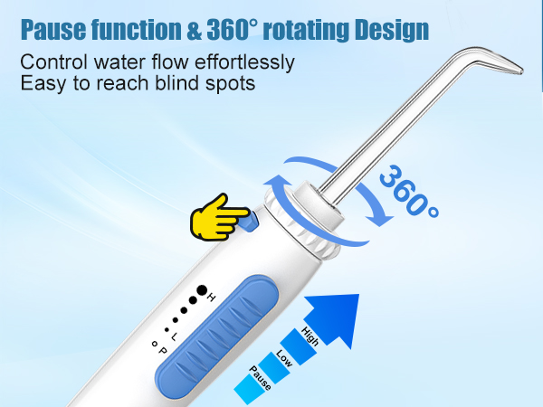 360 rotating and control water flow effortlessly