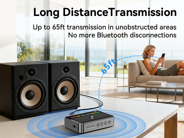 bluetooth audio transmitter;bluetooth receiver for home stereo
