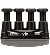 Prohands VIA Hand Exerciser, Finger Exerciser (Hand Grip Strengthener), Spring-Loaded, Finger-Pis...