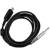 lvifloae RockSmith Real Tone Cable USB Type a Male to 6.35mm Mono Electric Guitar Cord Profession...