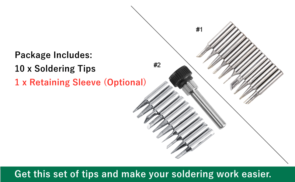 900M-T Series Soldering Tips 