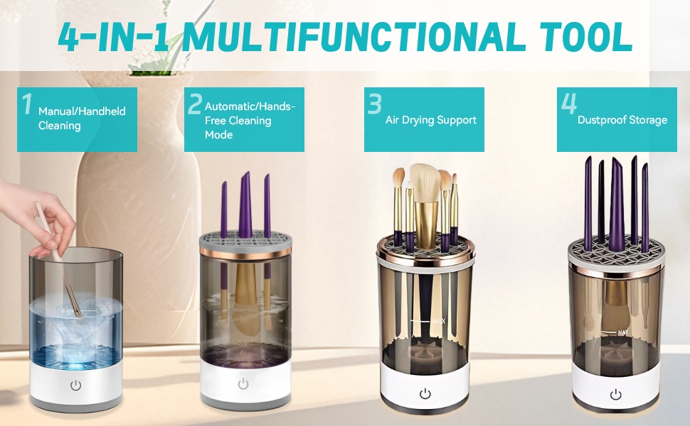 makeup brush cleaner machine