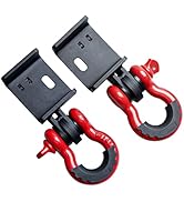 GSTP Front Demon Tow Hook Bracket with D Ring Shackle Compatible with Toyota Tacoma 2009-2021