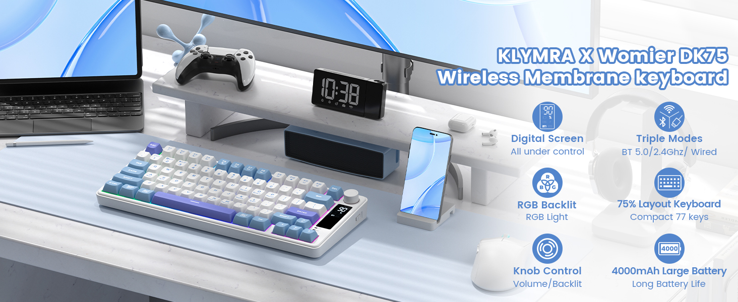 Womier DK75 Wireless Mechanical Keyboard