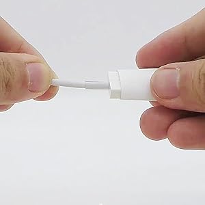 Find the place you want to protect or repair Insert the cables to the heat shrink tubing.