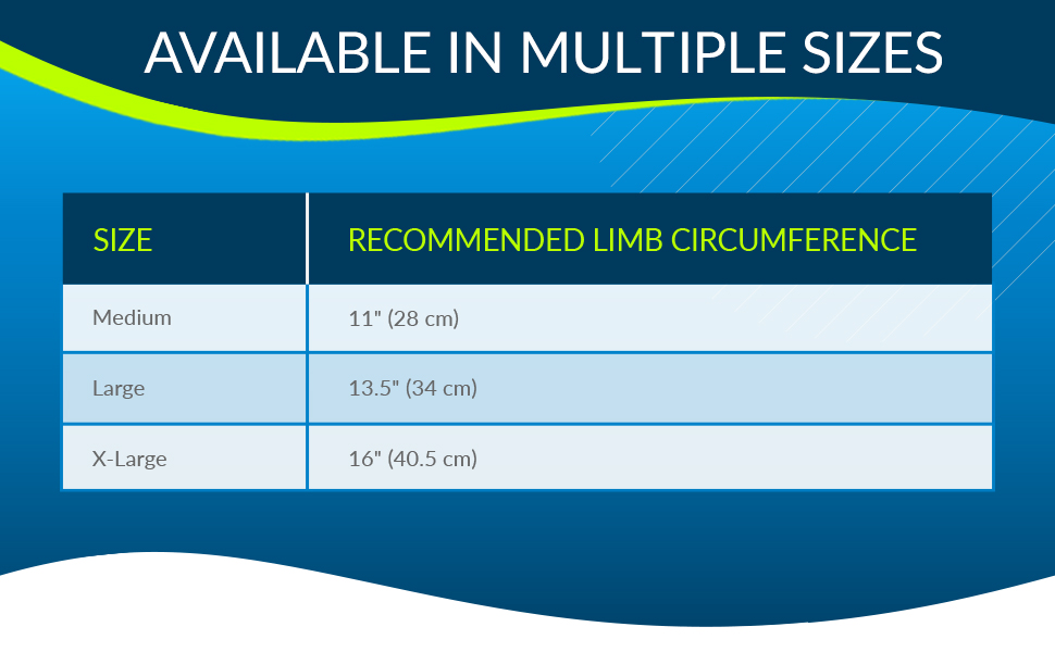 Available in multiple sizes