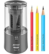 AFMAT Electric Pencil Sharpener, Pencil Sharpener for Colored Pencils, Auto Stop, Super Sharp &amp; F...