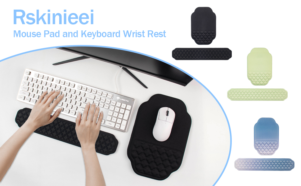 mouse pad and keyboard wrist rest