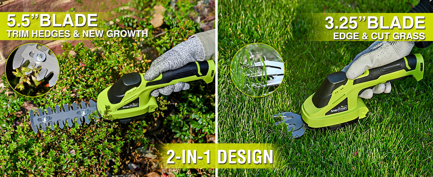 SnapFresh Cordless Grass Shear