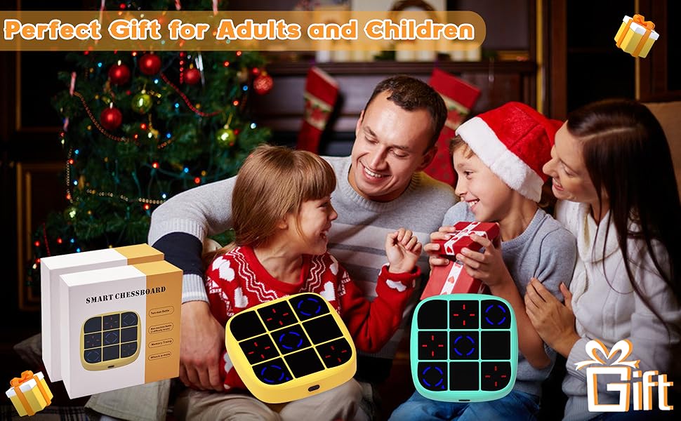 Tic Tac Toe Game Electronic Tic Tac Toe Bolt Game Portable Puzzle Travel Games for Adults and Kids
