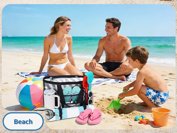 family beach bag