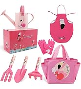 Altdorff Kids Gardening Set - Garden Tools Kit for Girls Includes Shovel, Rake, Fork, Apron, Tote...