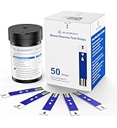 Glucoracy Glucose Test Strips, 50 Ct, Only Works with G-425-2/G-425 Blood Sugar Monitor