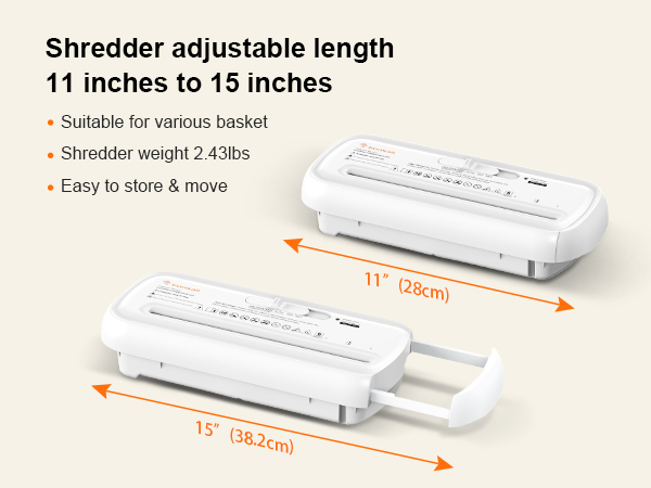 Bonsaii Paper Shredder for Home Use