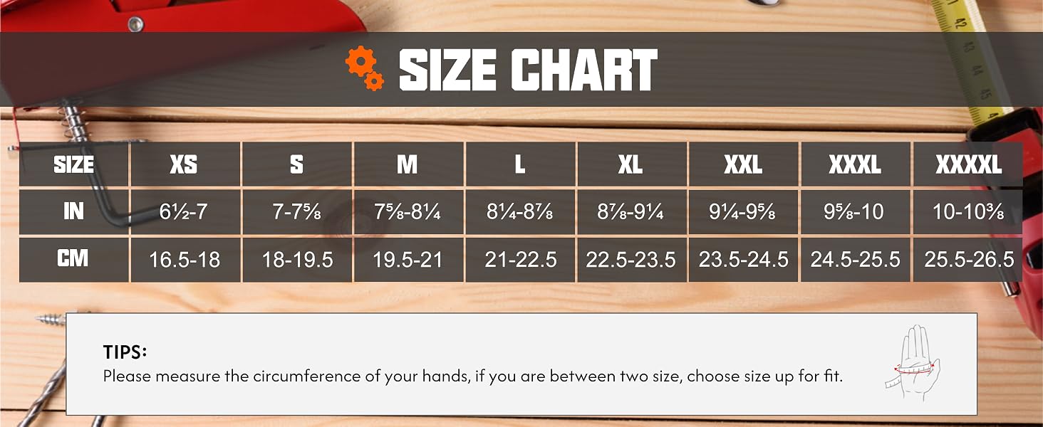 HANDLANDY Work Gloves for Men &amp;amp; Women, Utility Mechanic Working Gloves Touch Screen