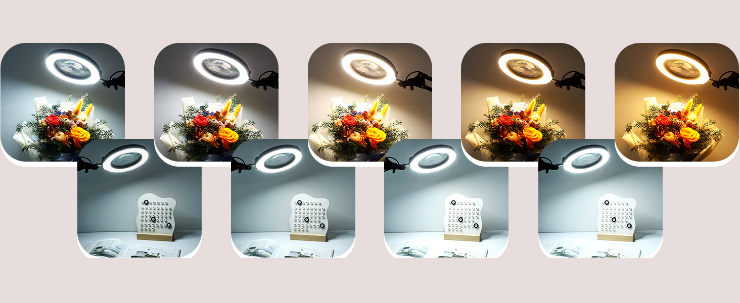 Adjustable lighting with memory function