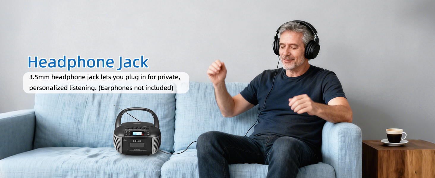 CD and Cassette Player
