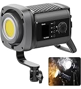 ULANZI VL-200Bi Video Light, 200W Bi Color LED Video Light COB Fill Light Continuous Output Light...