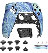 CHARM FOCUS Custom Front Shell Compatible with PS5 Controller BDM-010 020 030 040 050 – DIY Facep...