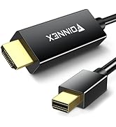 Mini DisplayPort to HDMI Cable, 4K@60Hz Mini DP to HDMI Cord, Thunderbolt 2 HDMI Cable Compatible...