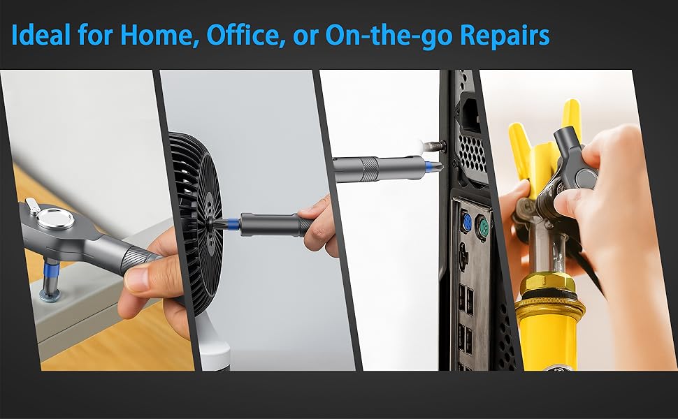 Ideal for Home, Office, or On-the-go Repairs