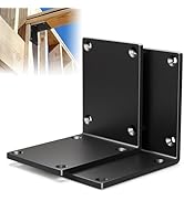 Wuno Shop 8"x8"x6" Post Brackets, Steel I Brackets for Wood, Heavy Duty Corner Bracket, 8x8 Post ...