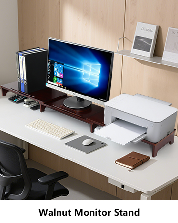walnut Monitor Stand