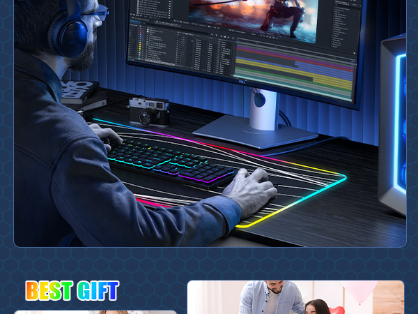 rgb mouse pad gaming
