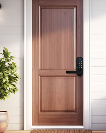 Euukaitary black smart door lock