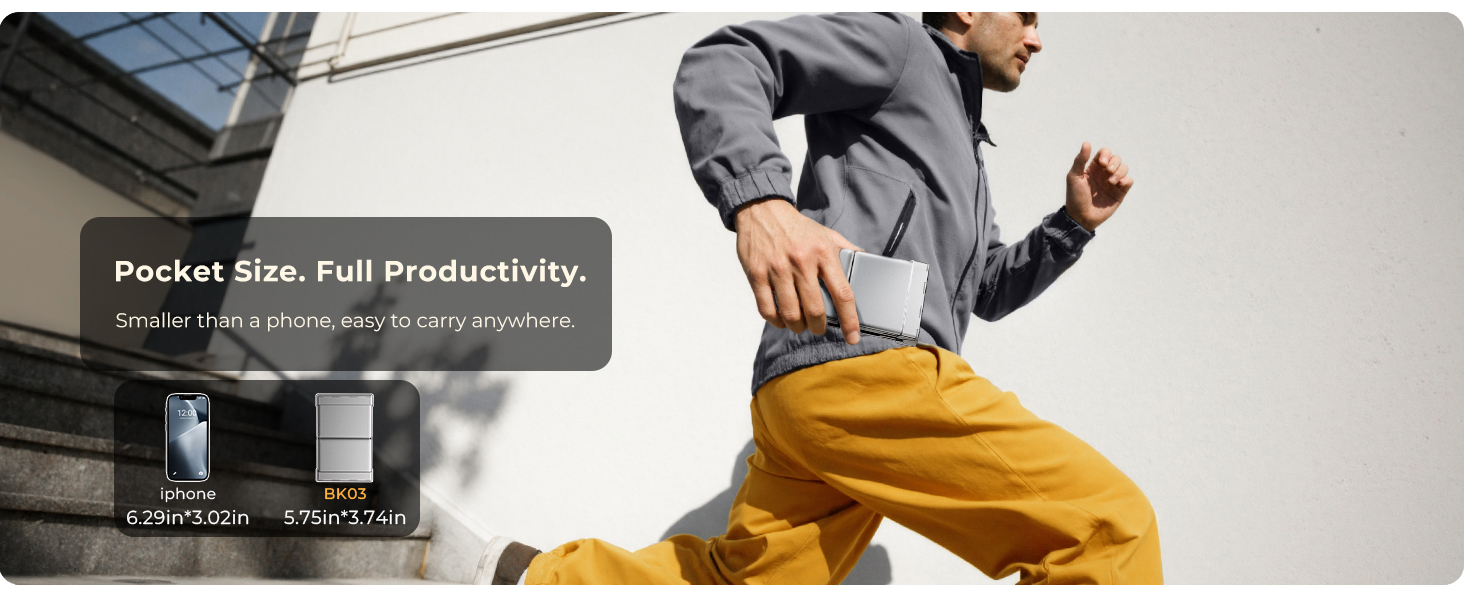 Foldable Bluetooth Keyboard