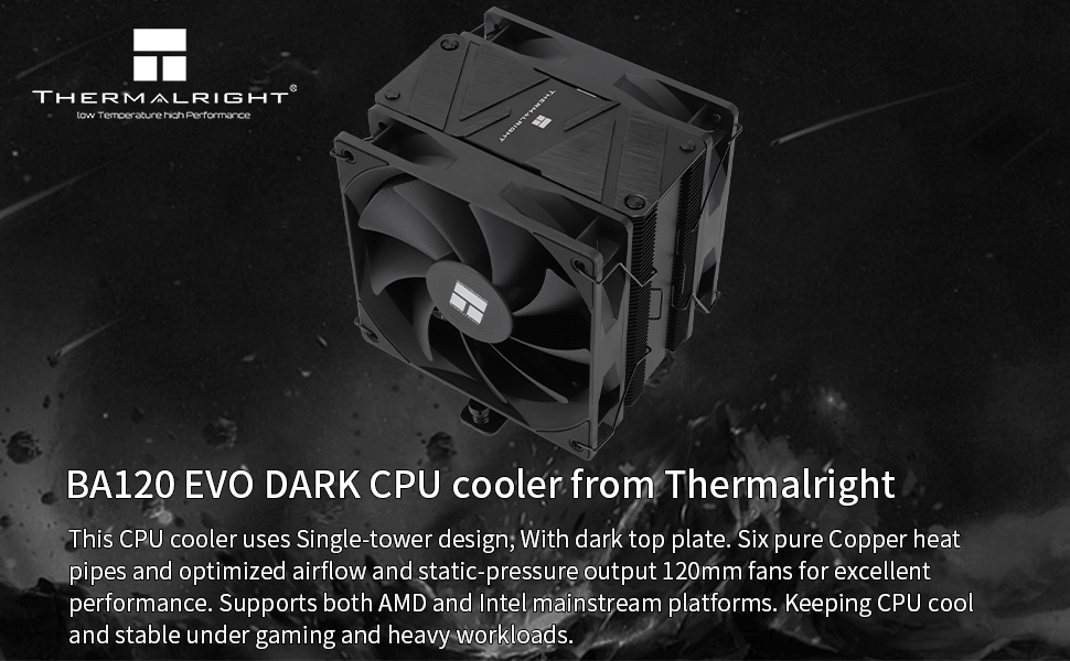  BA120 EVO DARK CPU cooler