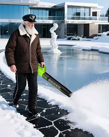 Tietoc Leaf Blower Cordless Brushless Electric Leaf Blower