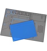 SRA Solder Deluxe Soldering Mat with Removable Heat-Resistant Silicone Work Mat, Magnetic Parts T...